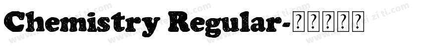 Chemistry Regular字体转换
